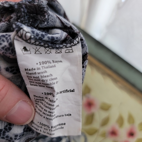 Boho Print Tube Top Dress Size S - Picture 4 of 4